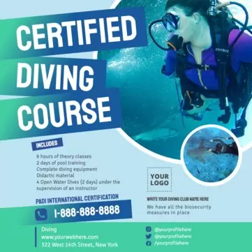 Edit a diving banner