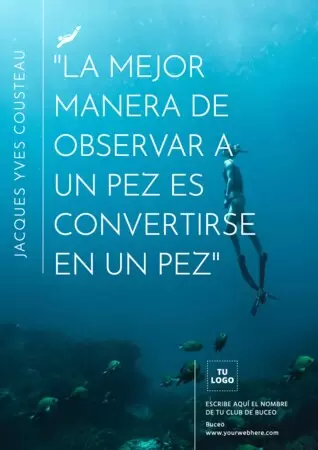 Edita un banner de buceo