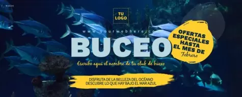 Edita un banner de buceo