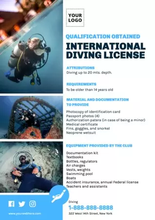 Edit a diving banner
