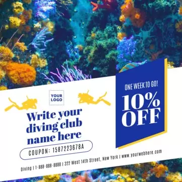 Edit a diving banner