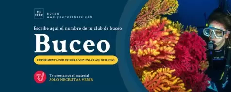 Edita un banner de buceo