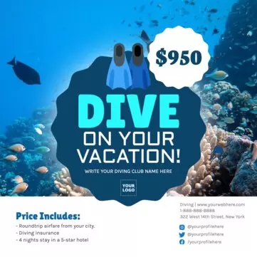 Edit a diving banner