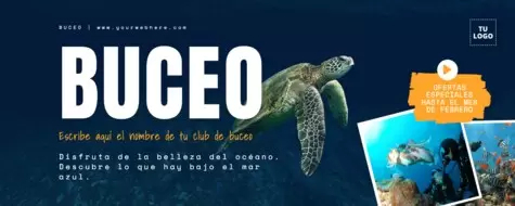 Edita un banner de buceo