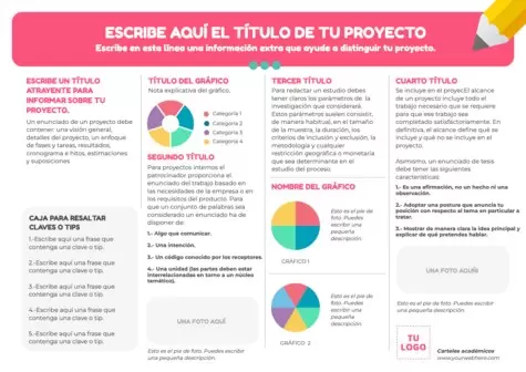 Edita un póster de investigación