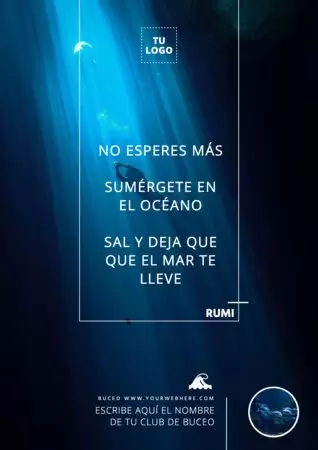 Edita un banner de buceo