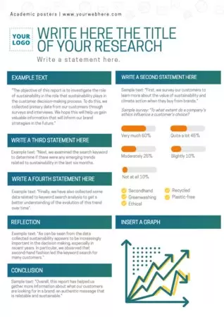 Edit an academic poster sample