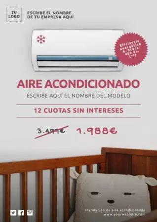 Edita un diseño de Aire Acondicionado