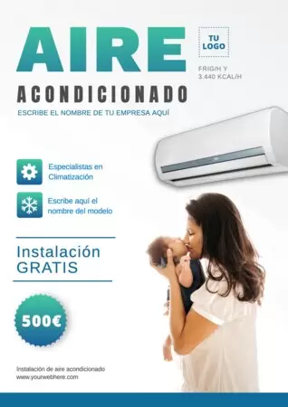 Edita un diseño de Aire Acondicionado