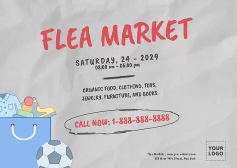Edit a Flea Market template
