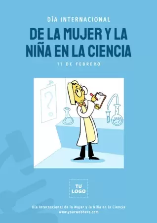 Edita un folleto de Mujeres Científicas