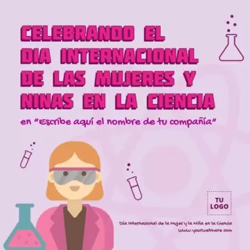 Edita un folleto de Mujeres Científicas