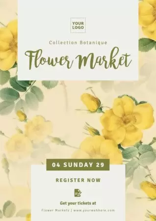 Edit a Flower Market banner