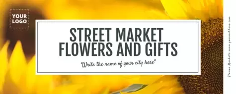 Edit a Flower Market banner