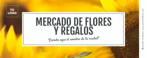 Edita un cartel de flores