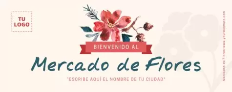 Edita un cartel de flores