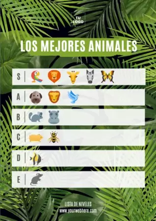 Edita una Tier List personalizada