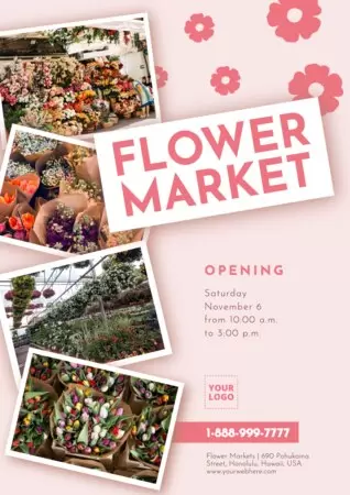 Edit a Flower Market banner