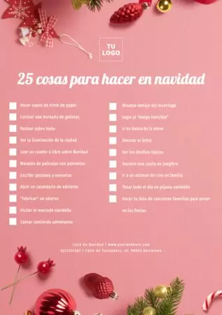 Edita una Lista Navideña