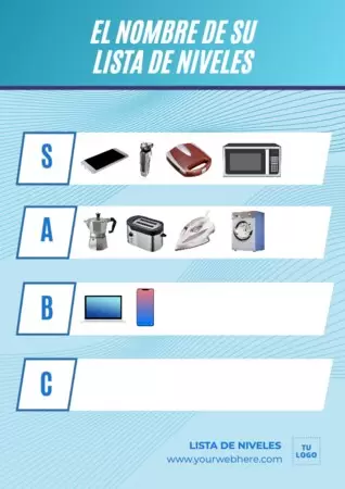 Edita una Tier List personalizada