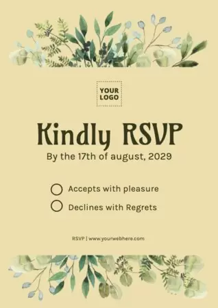 Edit a RSVP template