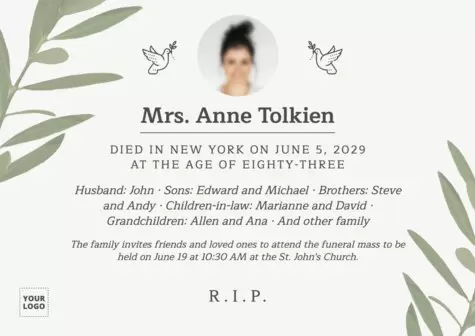 Edit a Condolence Note