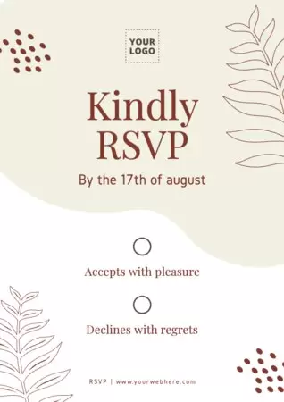 Edit a RSVP template