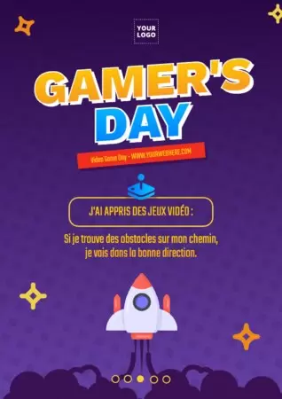 Modifier un design pour la Journée nationale du Gaming