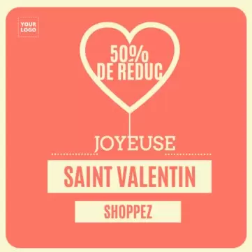 Modifiez votre design de la Saint-Valentin