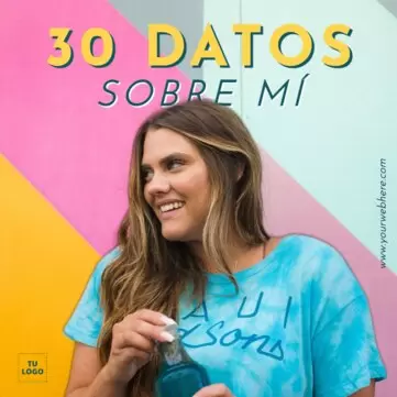 Edita una plantilla para Instagram
