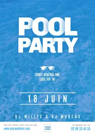 Edit a Pool Party design