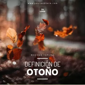 Edita una Tarjeta de otoño