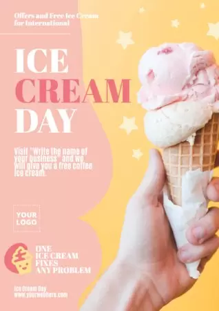 Edit an Ice Cream Day design