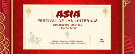 Edita un banner de Spring Festival