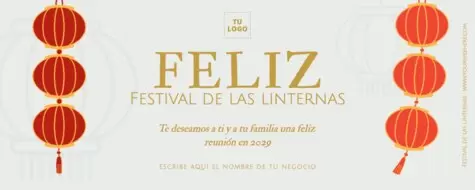 Edita un banner de Spring Festival