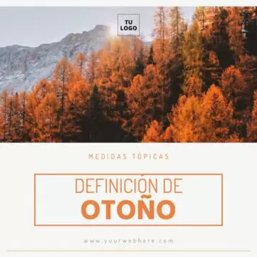 Edita una Tarjeta de otoño