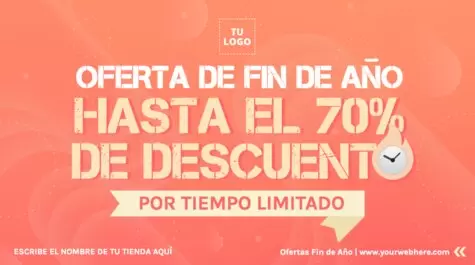 Edita un banner de Fin de Año