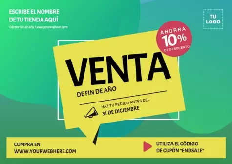 Edita un banner de Fin de Año