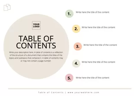 Een sjabloon voor een inhoudsopgave bewerken