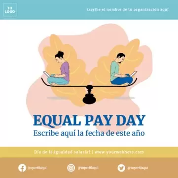 Edita un banner de Igualdad Salarial