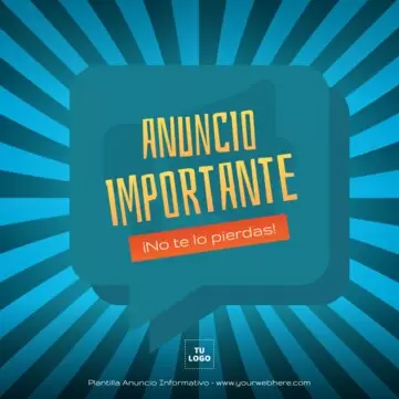 Edita un Anuncio Informativo