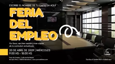Edita tu anuncio de Feria Laboral