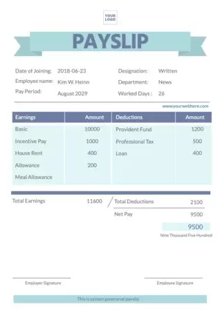 Eine kostenlose Vorlage für Gehaltsabrechnungen bearbeiten