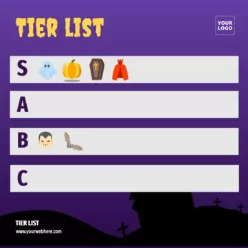 Modifier un modèle vierge de Tier List