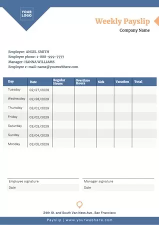 Eine kostenlose Vorlage für Gehaltsabrechnungen bearbeiten