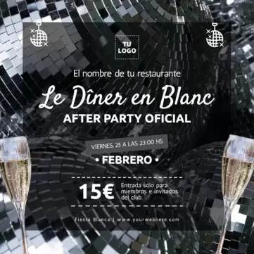 Edita un banner de Fiesta Blanca