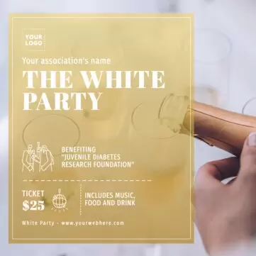 Edit a Glow Party banner