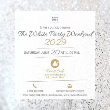 Edit a Glow Party banner