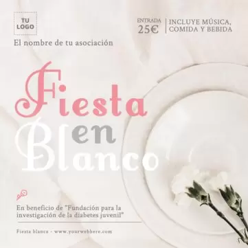 Edita un banner de Fiesta Blanca