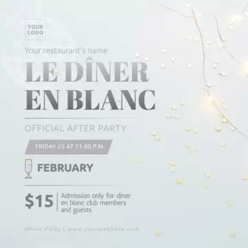 Edit a Glow Party banner